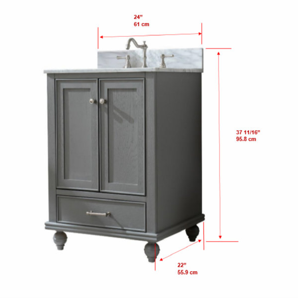 Three Posts™ Belton 24" Single Bathroom Vanity Set & Reviews